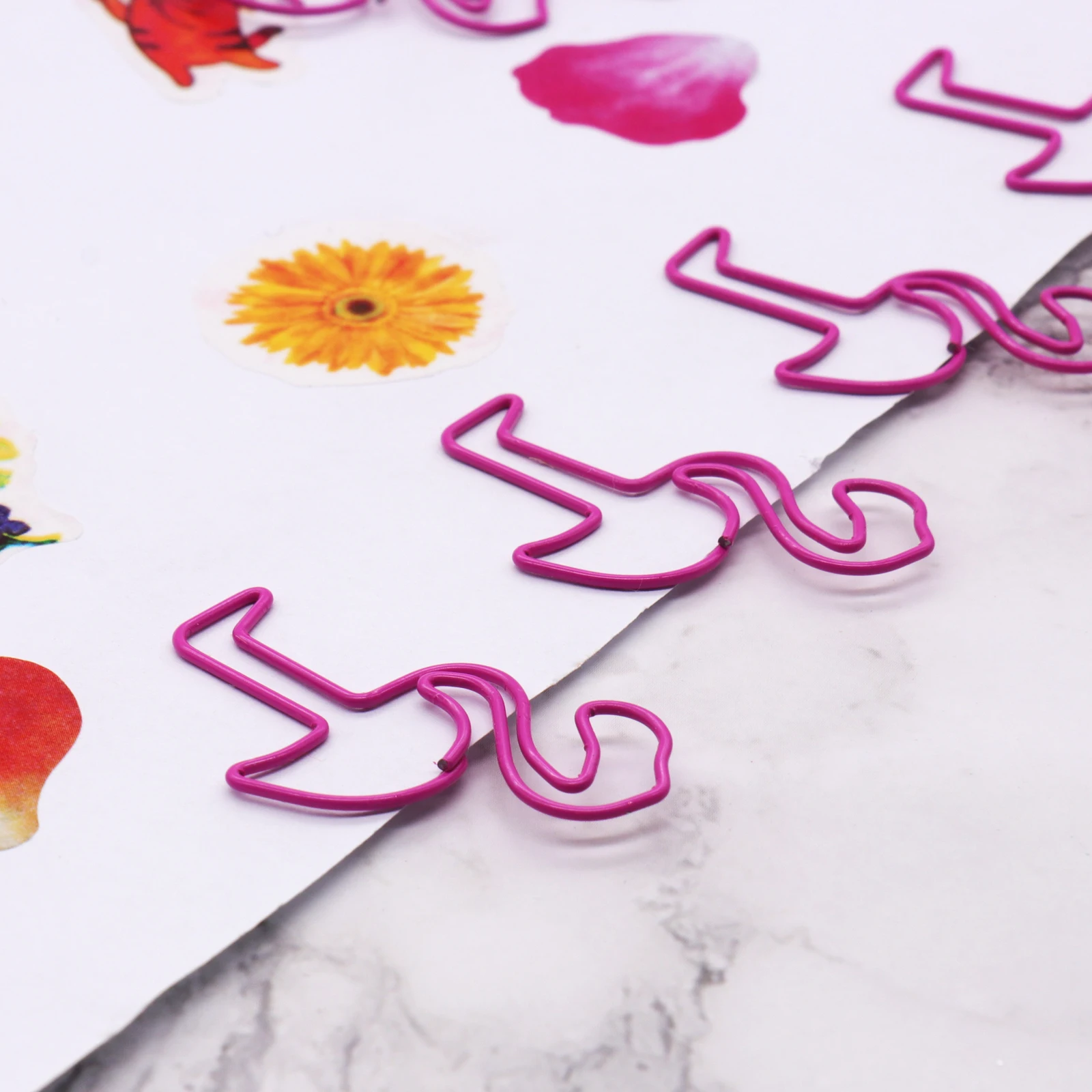 10 шт. бумага с Фламинго зажим Красивая Закладка в виде фламинго ежедневник