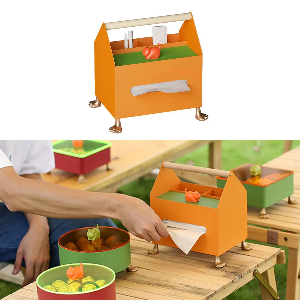 

Multi-function Cute Tissue Box Cartoon Shape Durable Facial Tissue Box Napkin Box Container Home Storage Organizer Items