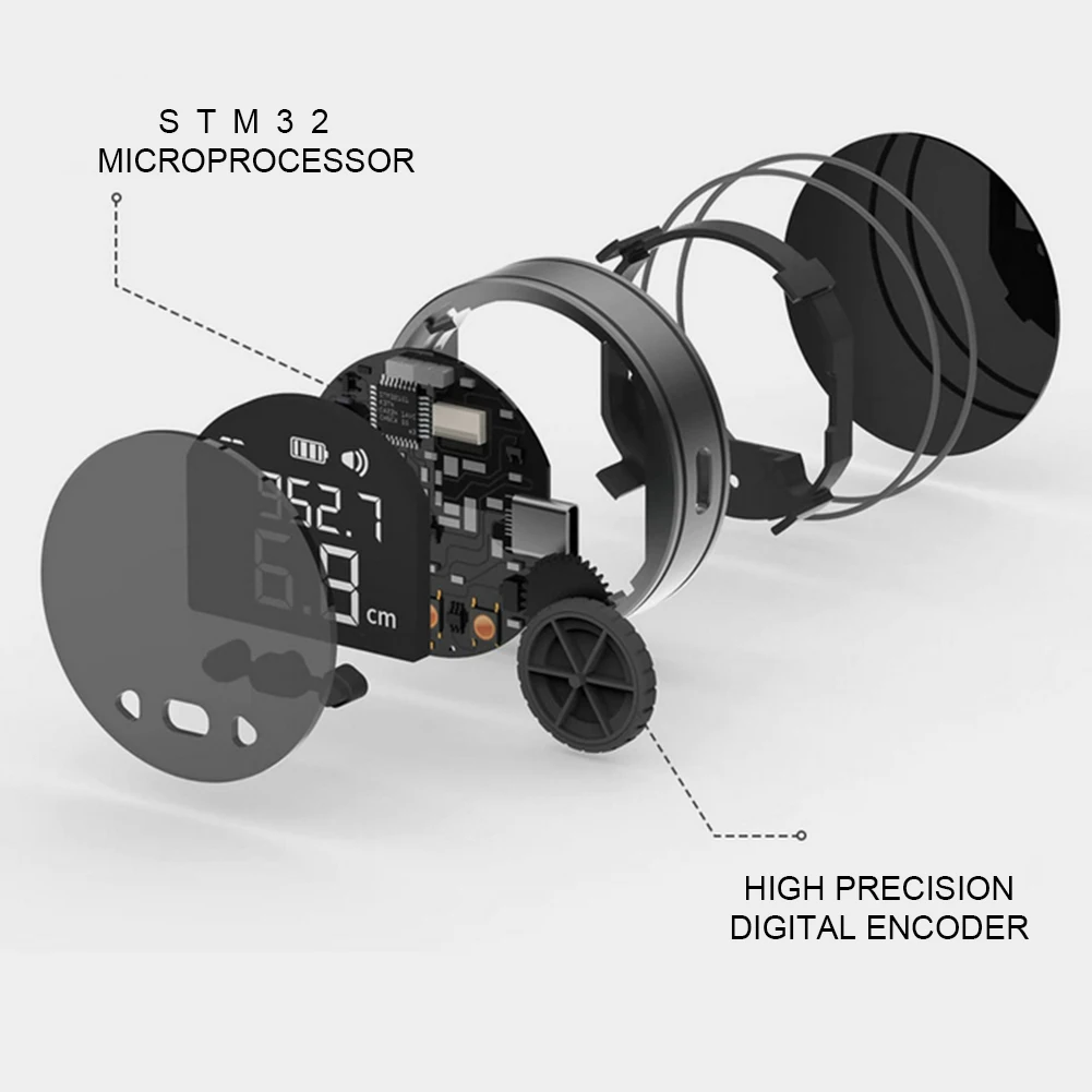 Мини дальномер лазерный USB Перезаряжаемый цифровой Ручной портативный