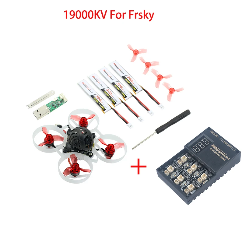 19000KV for Frsky Happymodel Mobula6 Mobula 6 1S 65 мм бесщеточный гоночный Дрон Bwhoop FPV с 4в1 Crazybee F4 Lite Runcam Nano3 камера Радиоуправляемый Дрон - Цвет: 19000KV for Frsky