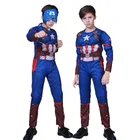 Детский костюм супергероя из фильма Супергерои, костюм для косплея капитана зимы, маска для мальчиков и девочек на Хэллоуин, щит, карнавальные принадлежности