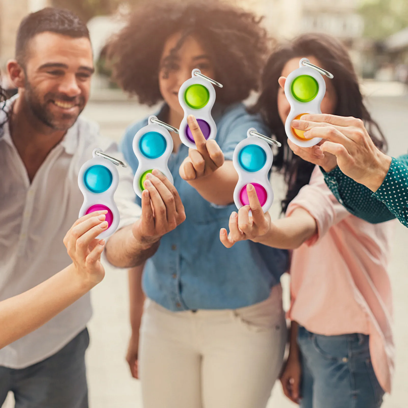 Juguete sensorial antiestr&eacute;s para ni&ntilde;os y adultos, juguete antiestr&eacute;s para aliviar el estr&eacute;s, especial para el Autismo-0