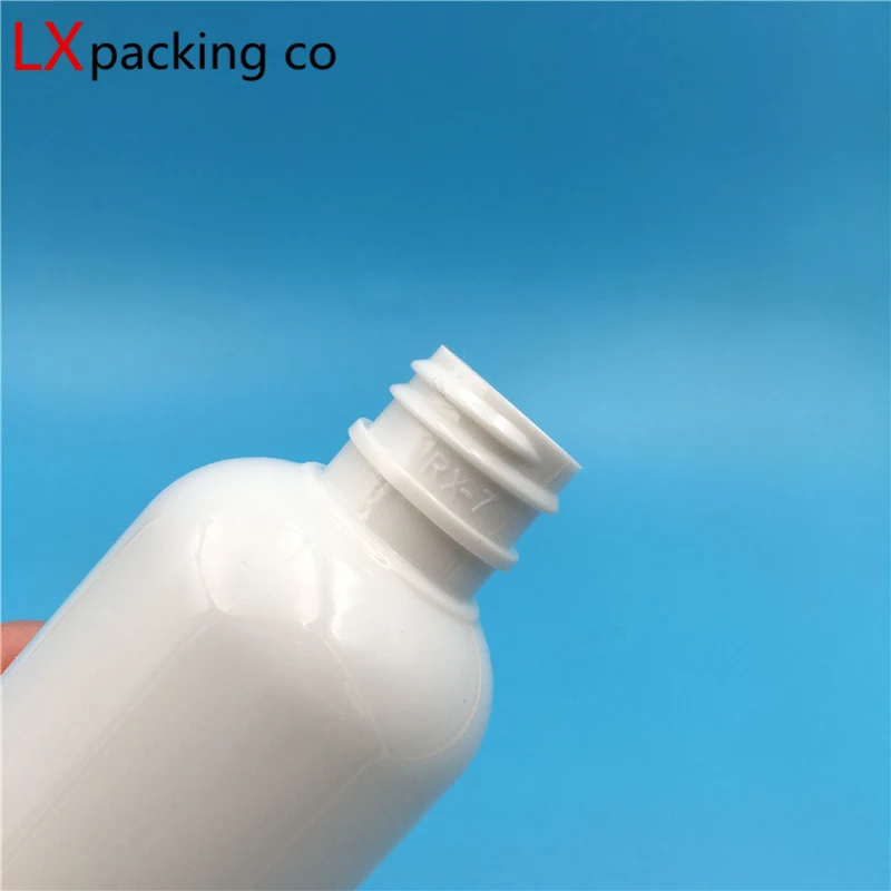 

50PCS 10ML 30ML 50ML 100Ml White Plastic Bottles Water Perfume Oil Packaging Flap Cap Empty Cosmetic Containers Travel Liquid