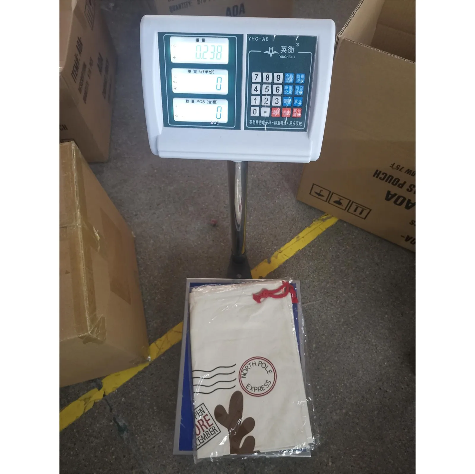 Хлопчатобумажная Холщовая Сумка рождественский подарок сумка на шнурке