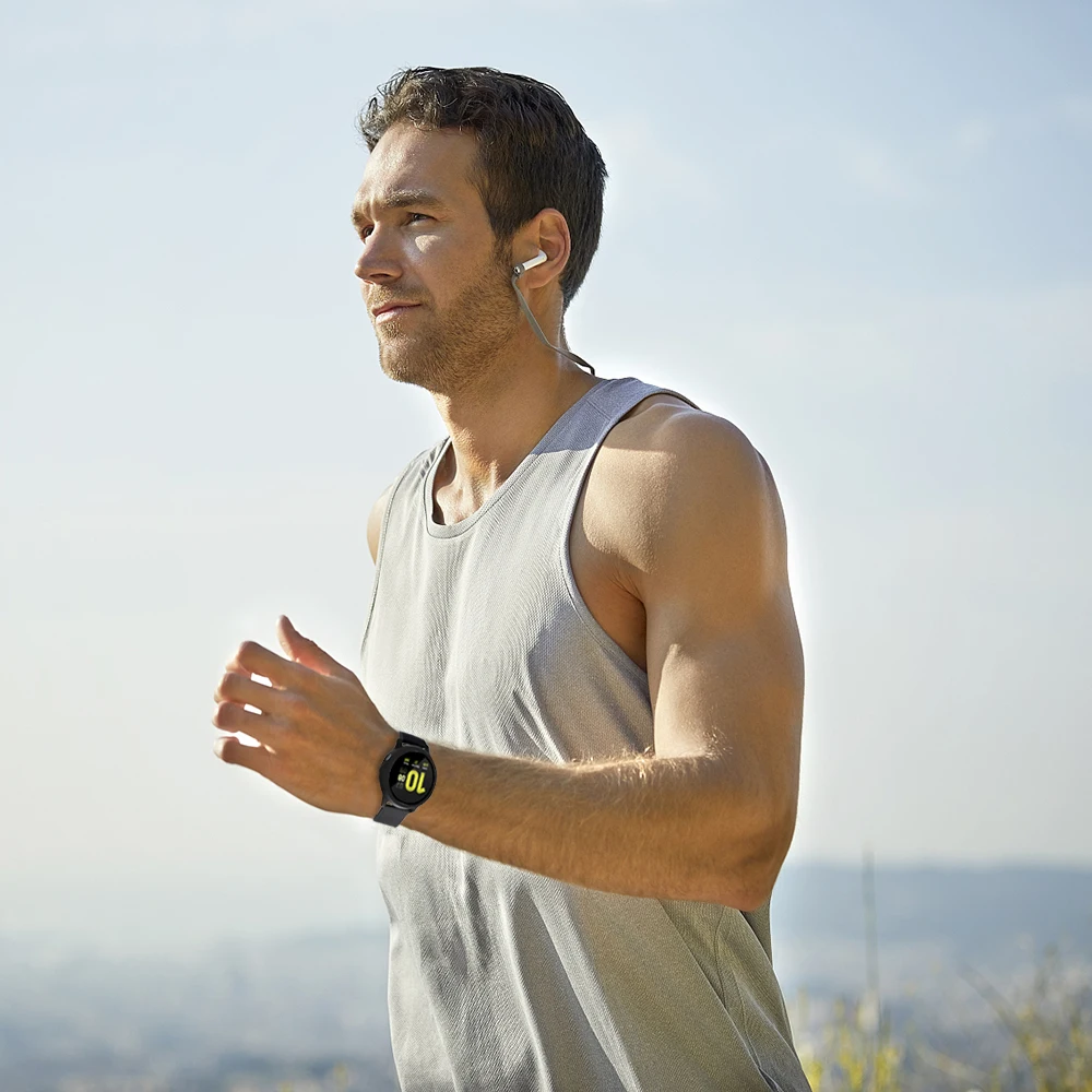 Glass+Case For Samsung Galaxy watch active 2 44mm 40mm All cover bumper+Screen Protector film correa for Galaxy watch 4 44/40 mm