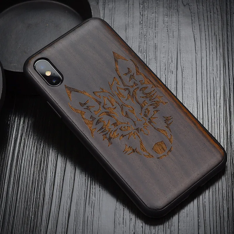 Противоударный чехол-Броня из дерева для iPhone 11 Pro Max, Роскошный чехол из дерева, чехол из ТПУ для iPhone 7, 8 Plus, X, Xr, XS, Max, 11 Pro, чехол