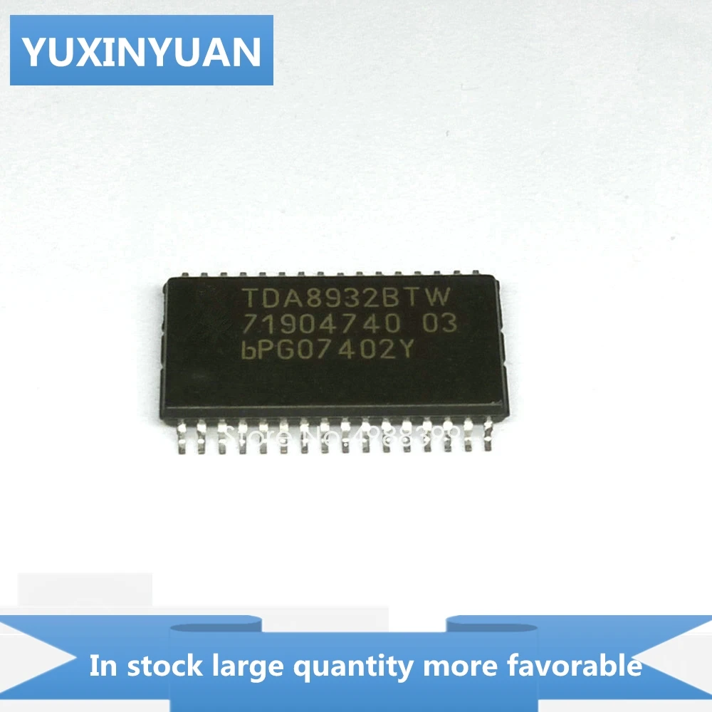 YUXINYUAN 2PCS TDA8932BTW TDA 8932BTW TDA8932 BTW 8932 HTSSOP32 in stock | Integrated Circuits