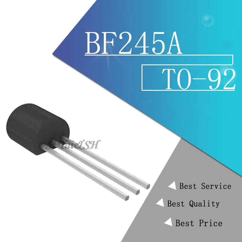 10 шт. BF245A BF245 TO-92 TO92 новый оригинальный транзистор | Электронные компоненты и