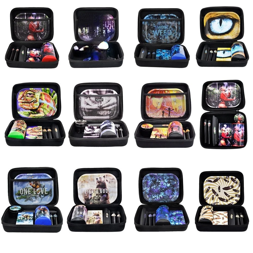 

Handmade Cigarette Accessories Smoking Gadgets for Men Grass Grinder Lighters Rolling Tobacco Tray Bag Tube Smoking Accessories