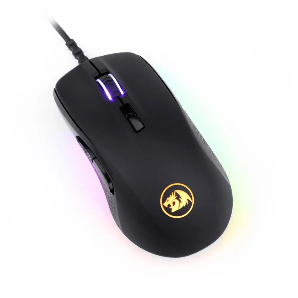 Игровая мышь Redragon M718 со светодиодной RGB подсветкой, 10000DPI