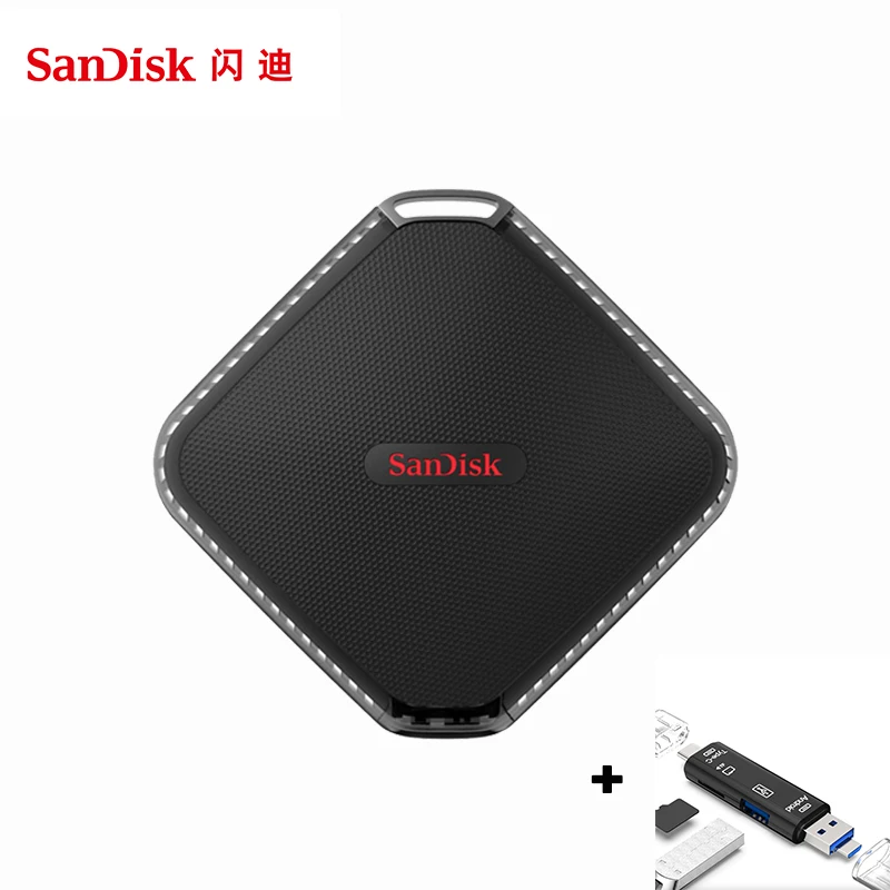 Портативный внешний SSD накопитель SanDisk 1 ТБ 500 Гб 440 м жесткий диск USB 3 0 HD 250 ГБ