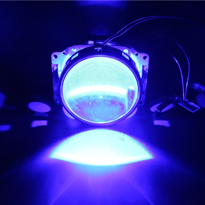 Автомобильный светодиодный модуль Devil Eyes Demon Evil Eye DRL Светодиодный модуль для фар объектив проектора модифицированный DIY красный синий желтый белый зеленый