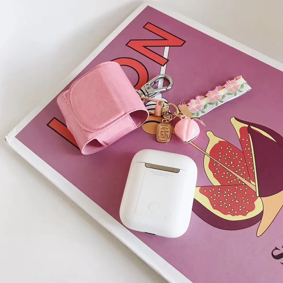 Чехол для AirPods милый мультяшный слон кожухи головных телефонов для Apple Airpods 2 забавные аксессуары защитный чехол с кольцом на палец