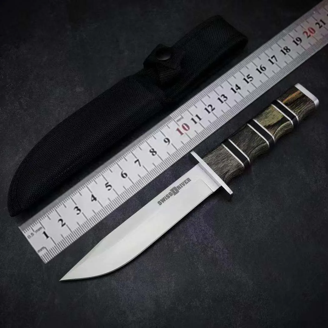 

Swiss Fixed Blade Knifes 3cr13mov ABS Handle Outdoor Tactical Camping Hunting Survival Pocket Utility EDC Tools Fishing Knife