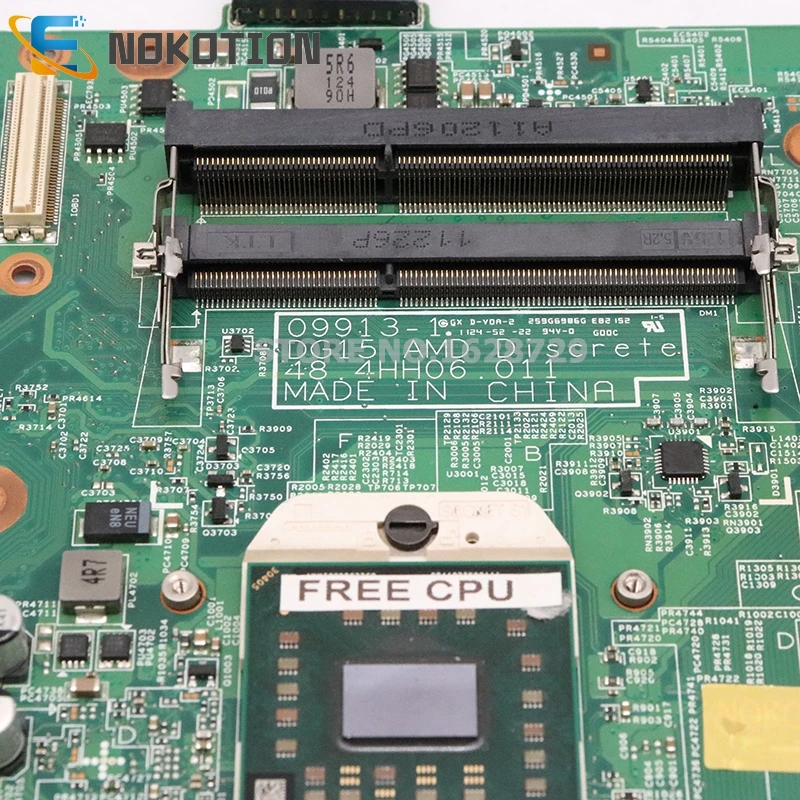 Материнская плата NOKOTION для ноутбука Dell 15R M5010 CN 0HNR2M 48 4hh06. 011 материнская DDR3 HD5650M GPU