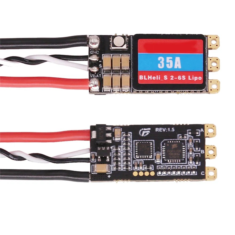 

BLHeli_S 35A/45A Brushless ESC With LED Light 2S-6S LIPO for FPV Crossing Drone