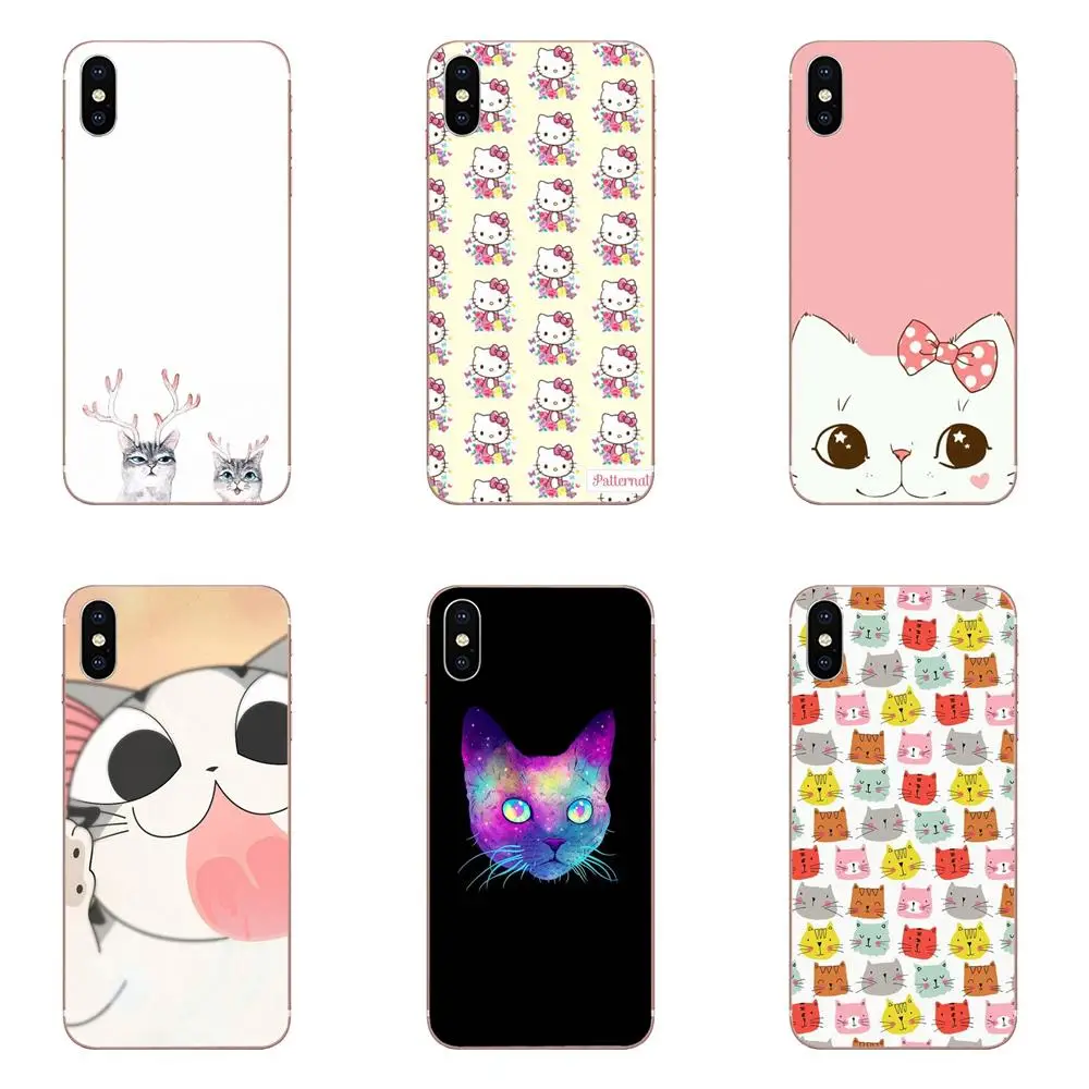 Мягкие чехлы из ТПУ для телефонов с рисунком котенка мяу Xiaomi Redmi Note 2 3 3S 4 4A 4X5 5A 6 6A Pro
