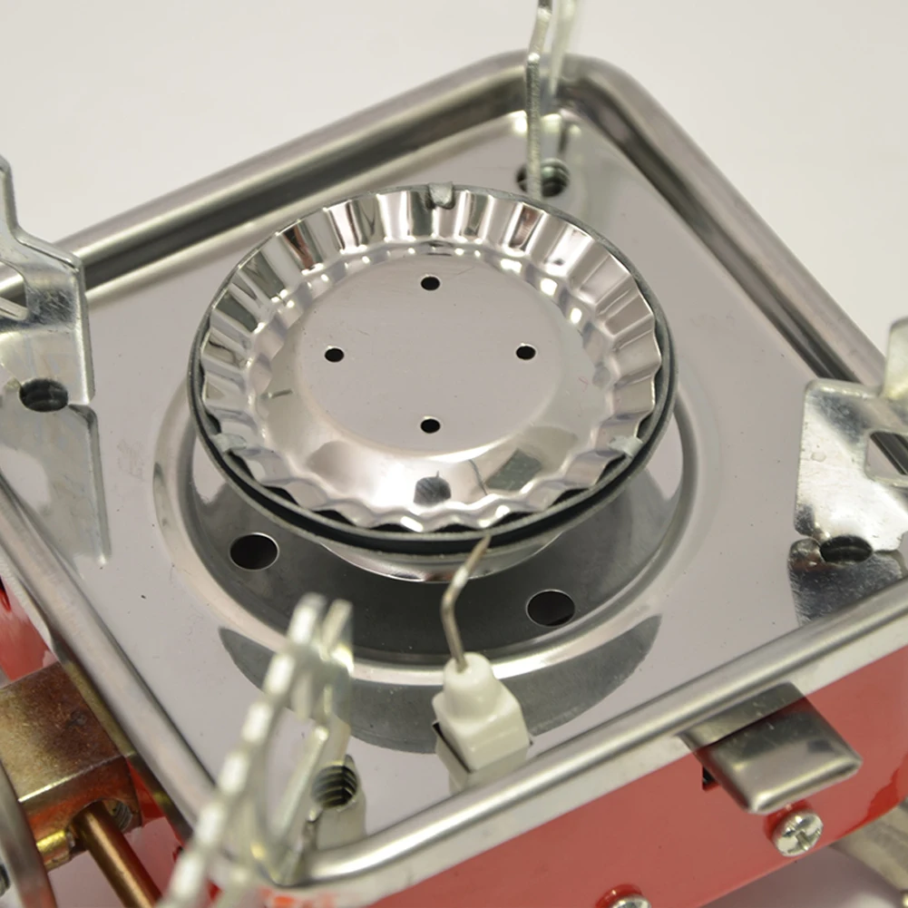 Портативная мини плита для кемпинга походов рыбалки газовая горелка