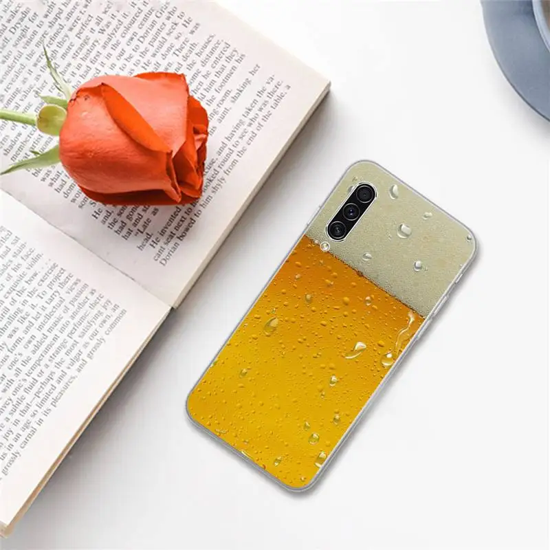 

World Beers Alcohol Summer Bubble Phone Case For Samsung A S M Note 9 10 20 fe 21 71 30 ultra plus 5g 11 31 51 s