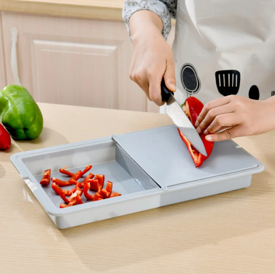 Многофункциональные кухонные принадлежности нескользящая разделочная доска из