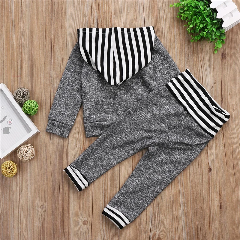 Baby Boys Clothes Baby Long Sleeve Hoodies Newborn Dinosaur Tops Pants Outfits Kid Clothing Sets