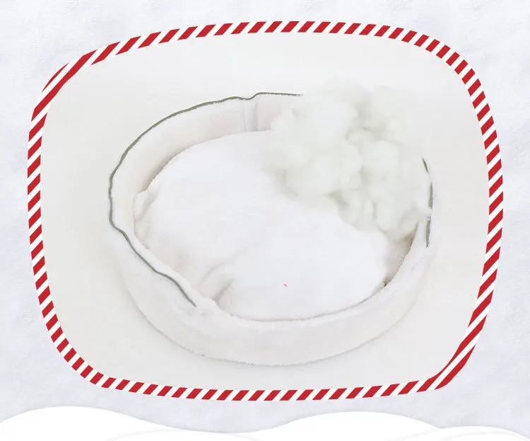 Рождественская кровать для собак и кошек домик рождественской елки домашних