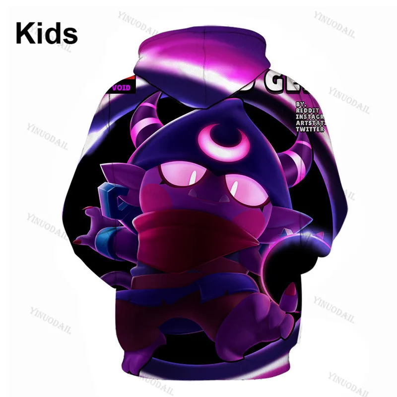 Детская толстовка с капюшоном GENE Leon для мальчиков и девочек свитшот длинным