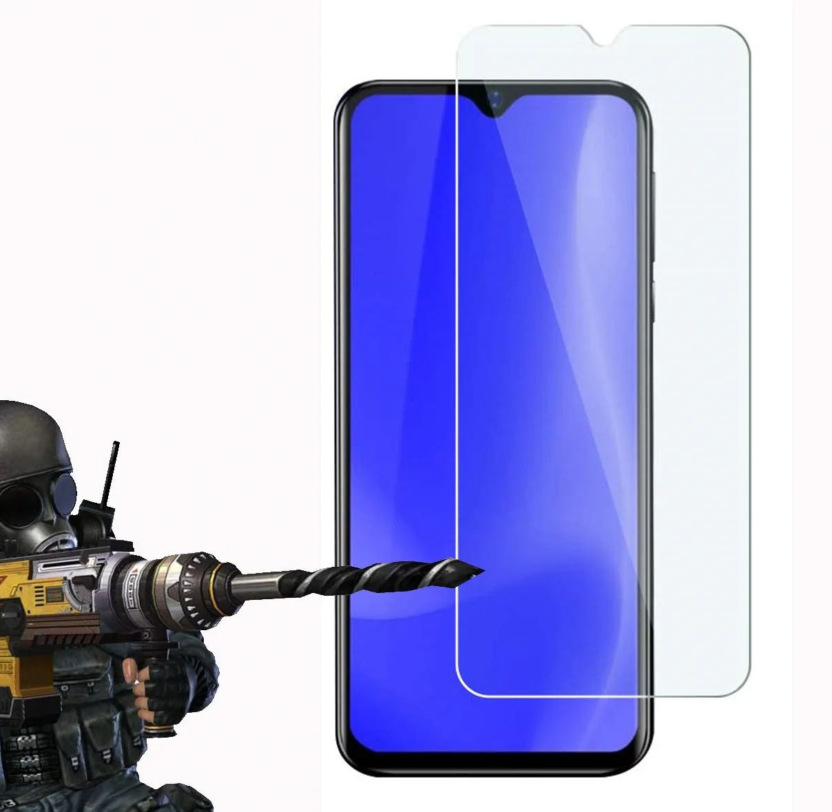 Защитное стекло для Blackview A80 Pro закаленное с защитой от царапин A80Pro защитная