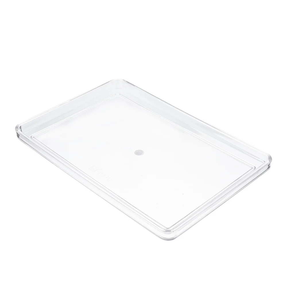

1 Pc Household Towel Tray Eco-friendly Fruit Plate Dinner Plate (Transparent)