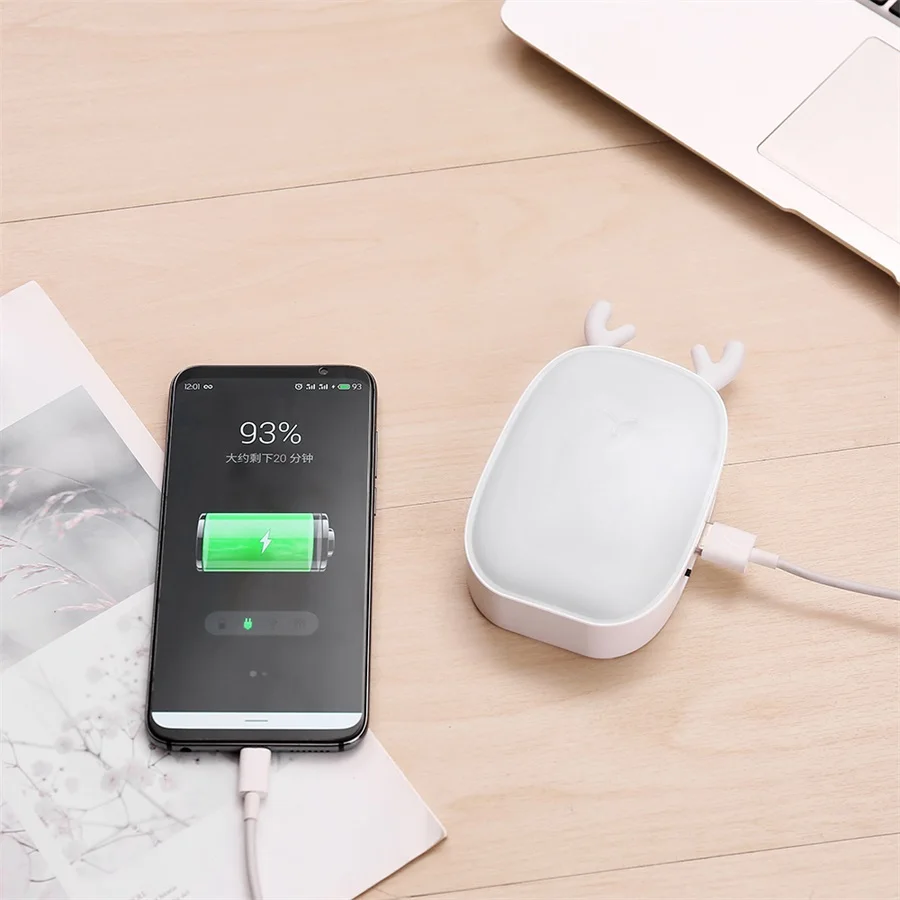 Перезаряжаеый ночник с разъемом USB Light Deer Touch настольная лампа для маленьких детей