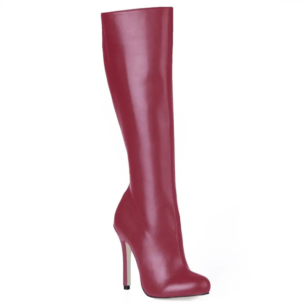 Пикантные модные сапоги до колена на шпильке Bottes Genoux Femmes Rodilla Botas Mujer Stivali ginovo Donna