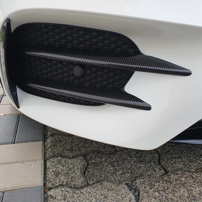 4 шт. передние противотуманные фары из углеродного волокна для Mercedes Benz W213 E Class 2016