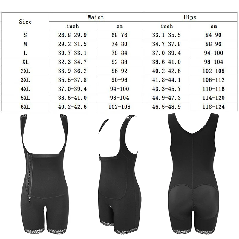 Женское Утягивающее корректирующее боди с открытым бюстом для живота бритвенное