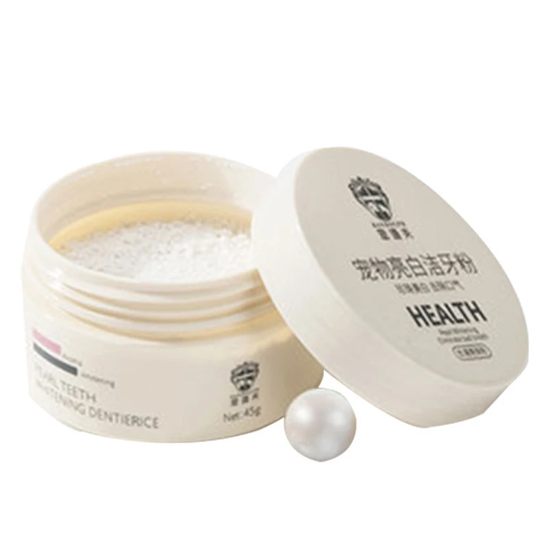 

Pet Tooth Cleaning Powder Dog Cats Mouth Oral Teeth Cleaning Care 45g Easy to Carry FBS889