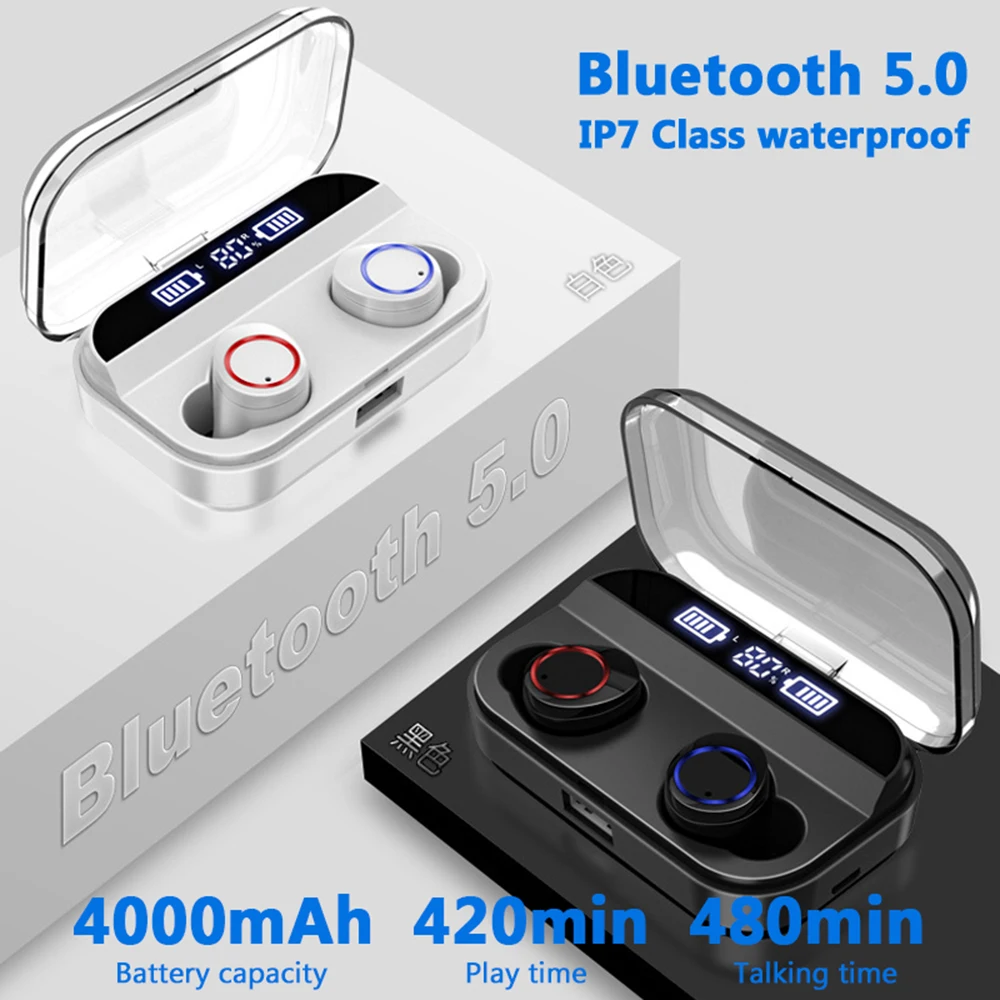 Беспроводная Bluetooth-гарнитура X11TWS спортивные портативные наушники с защитой от