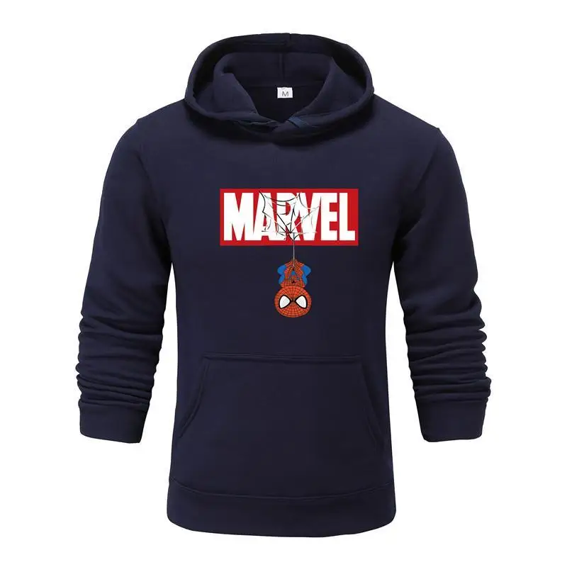 2020 осень зима кофты с капюшоном &quotMarvel&quot Человек паук мужские толстовки топы