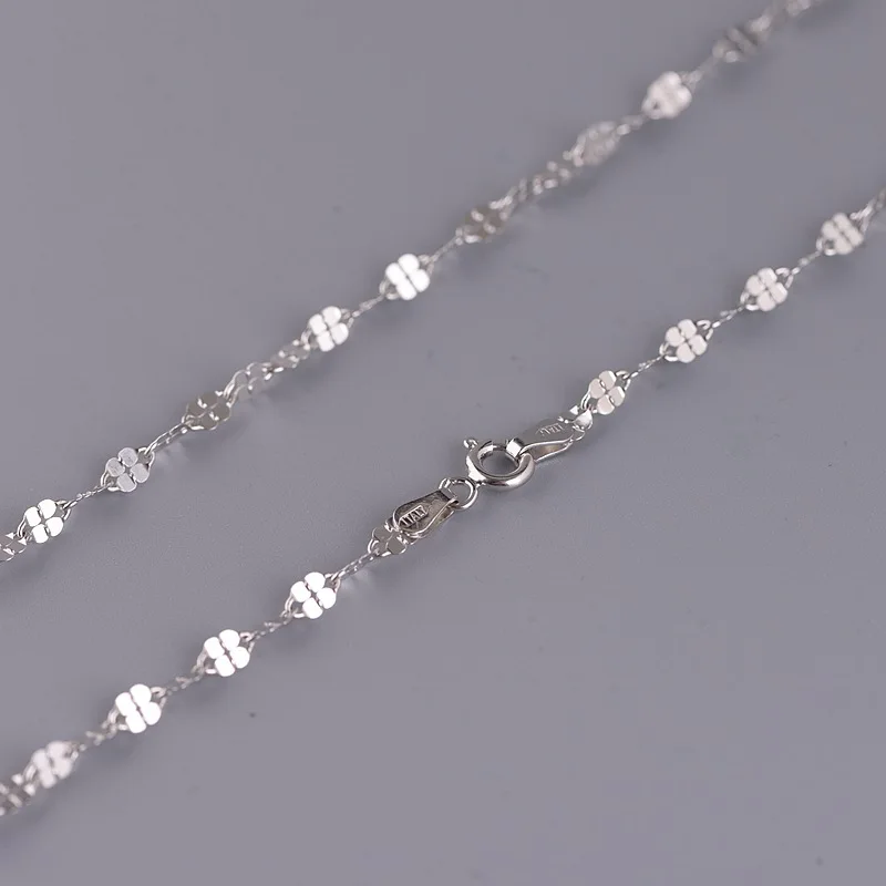 

Ожерелье FNJ из серебра 100% пробы женское, 3 мм, 40 см