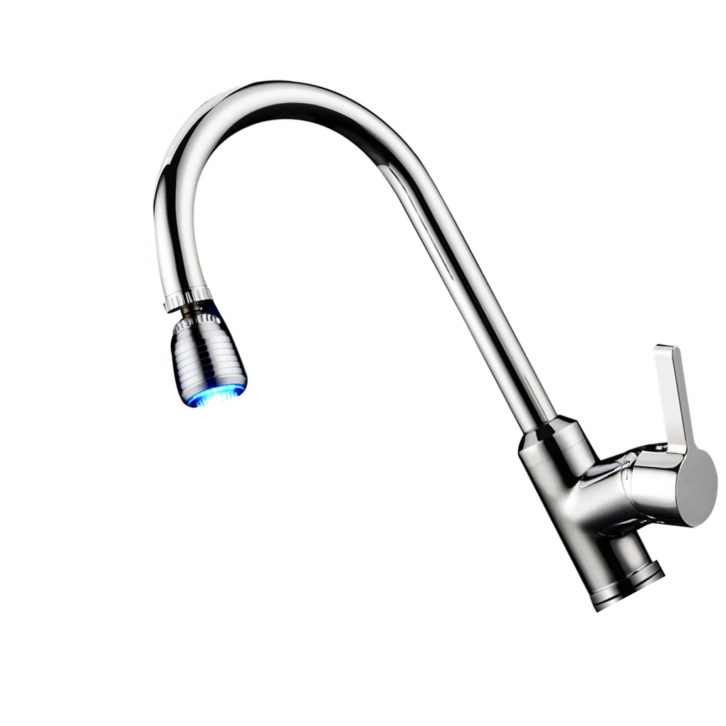 

2020 Fashion LED Basin Faucet Rotatable Color Changing Water Stream Sink Tap Temperature Control High Quality Water Faucets Hot