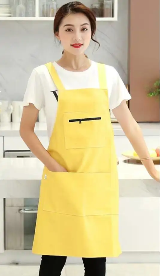 

Женский жилет из искусственной кожи, дизайнерский фартук, водонепроницаемый и маслостойкий кухонный халат для взрослых, нагрудник на талии