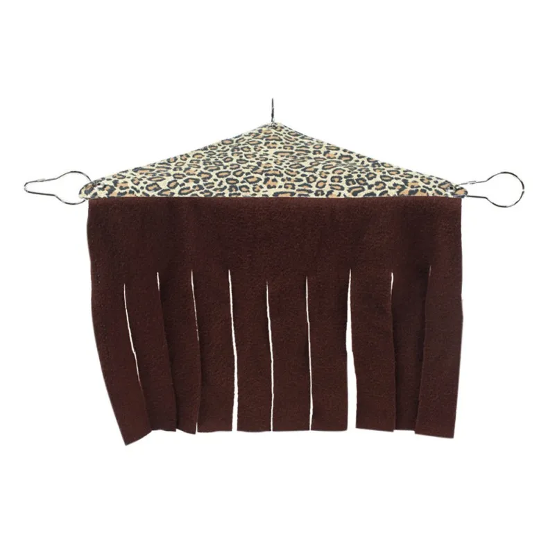 Маленький домик для домашних животных Hideout кисточки занавесок Угловой дом