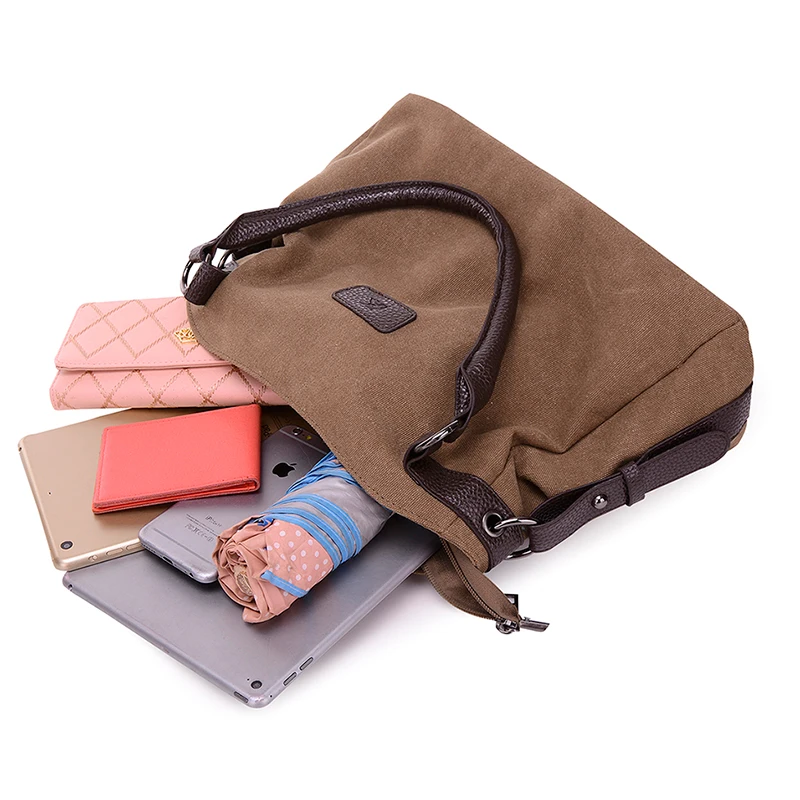 

Retro New Canvas Tote Bag 2021 Large Capacity Simple Foreign Style Big Brand Shoulder Bag Shopper Spring Summer Women's Bag