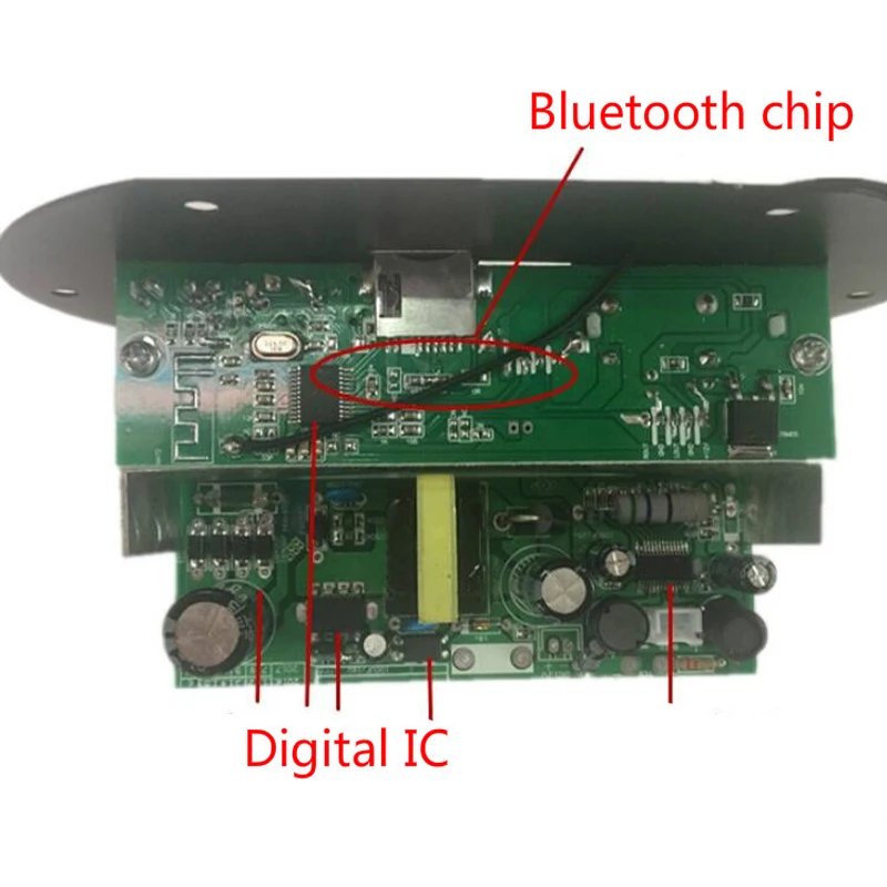 Панель усилителя сабвуфера Lusya со встроенным Bluetooth FM радио усилители аудиоплата