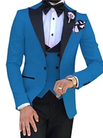 groomsmen one button groom tuxedos peak lapel men suits weddingpromdinner man blazer jacketpantstievest