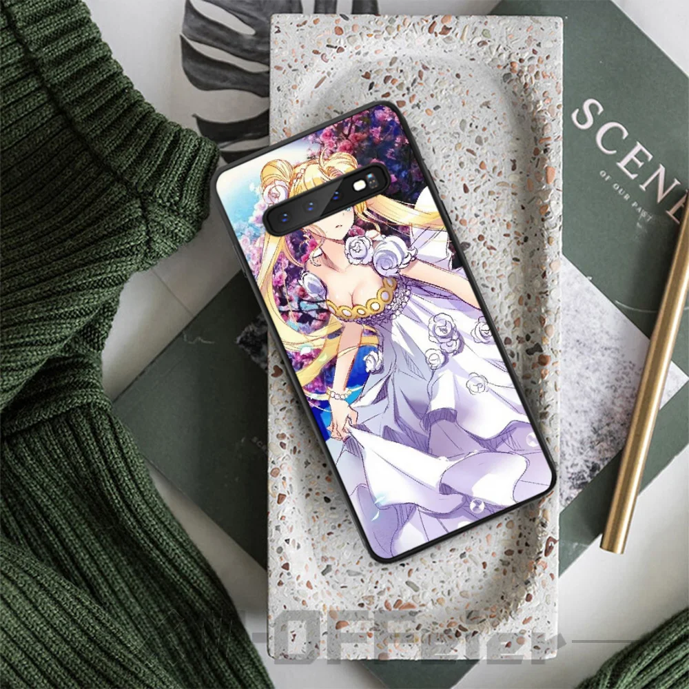 BaweiTE красивая девушка аниме ТПУ Черный чехол для телефона Корпус Samsung S9 plus S5 S6 edge S7
