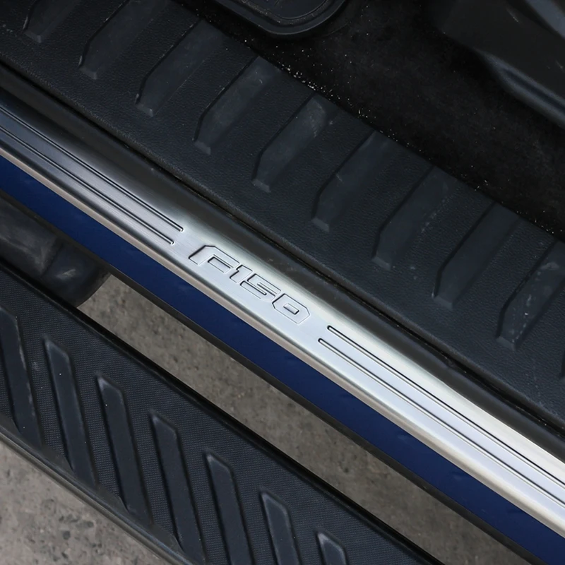 Защита дверных порогов ДЛЯ Ford F150 2015 2018 защита для входа педали декоративные