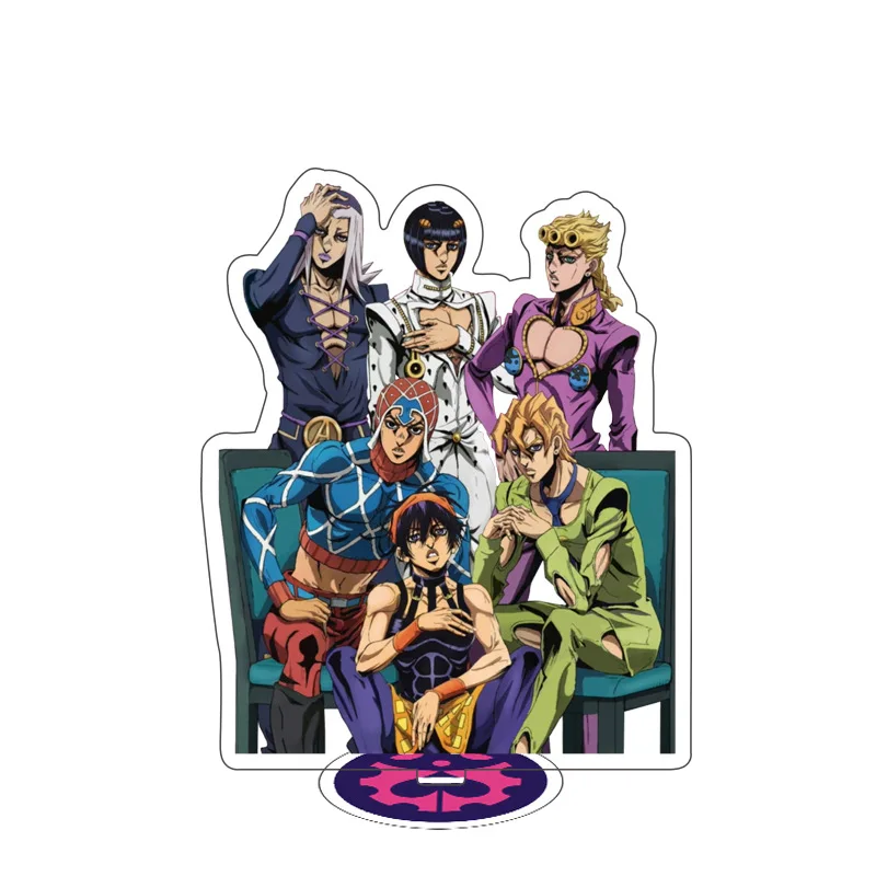 

Anime Jojo Wonderful Adventure Unlimited 15Cm Acrylic Shelf Model Board Desktop Decorative Cosplay Gift for Boys and Girls