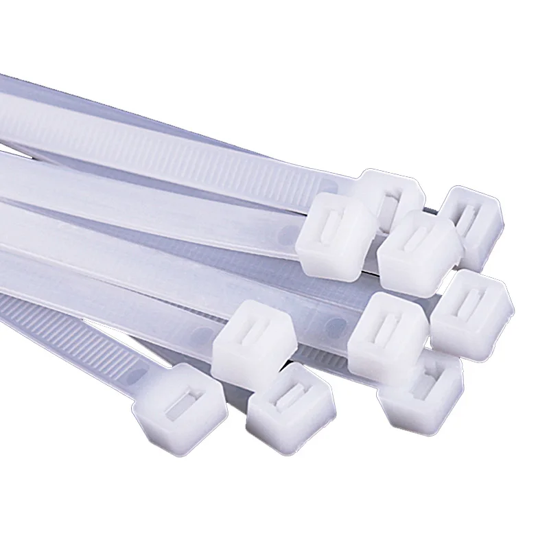 1000 шт. самоблокирующиеся пластиковые нейлоновые кабельные стяжки 3x100 мм |