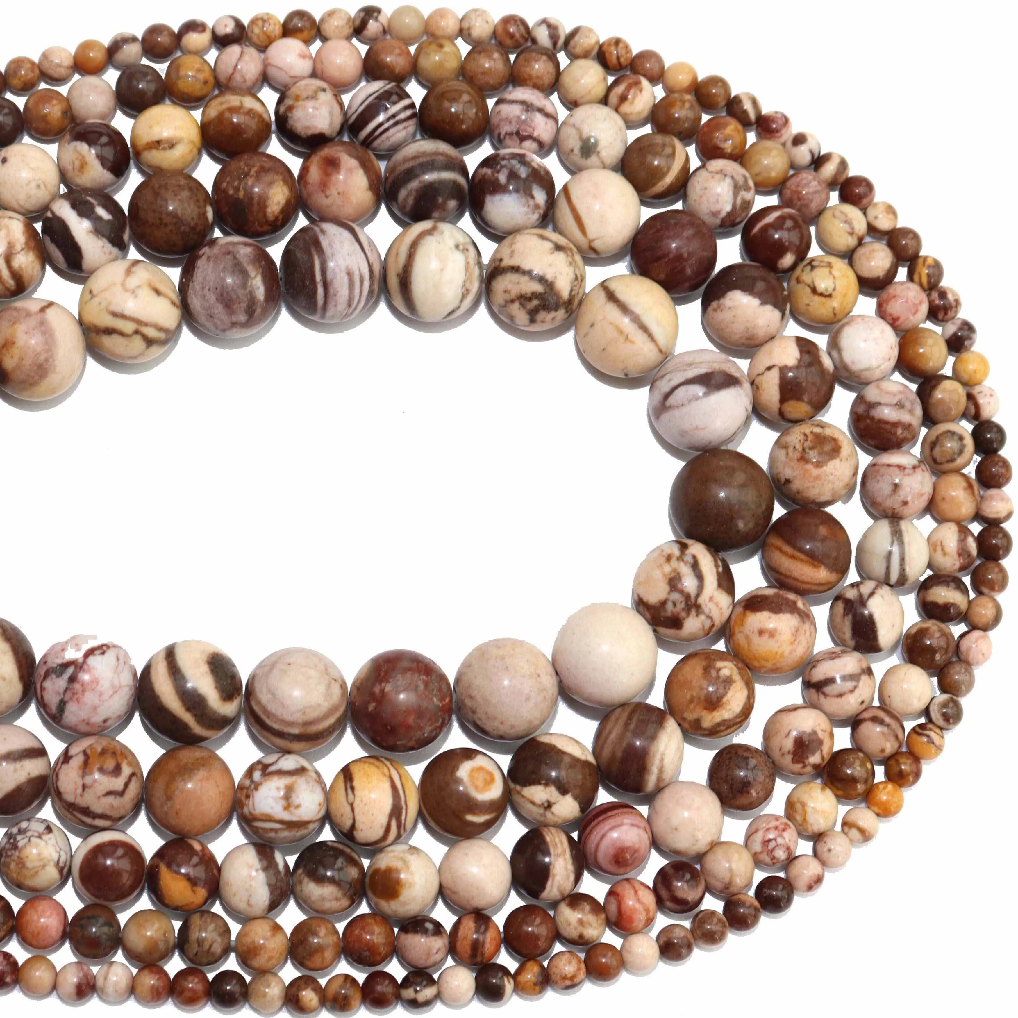 Бесплатная доставка натуральный камень австралийская Зебра Jaspers Камень круглые