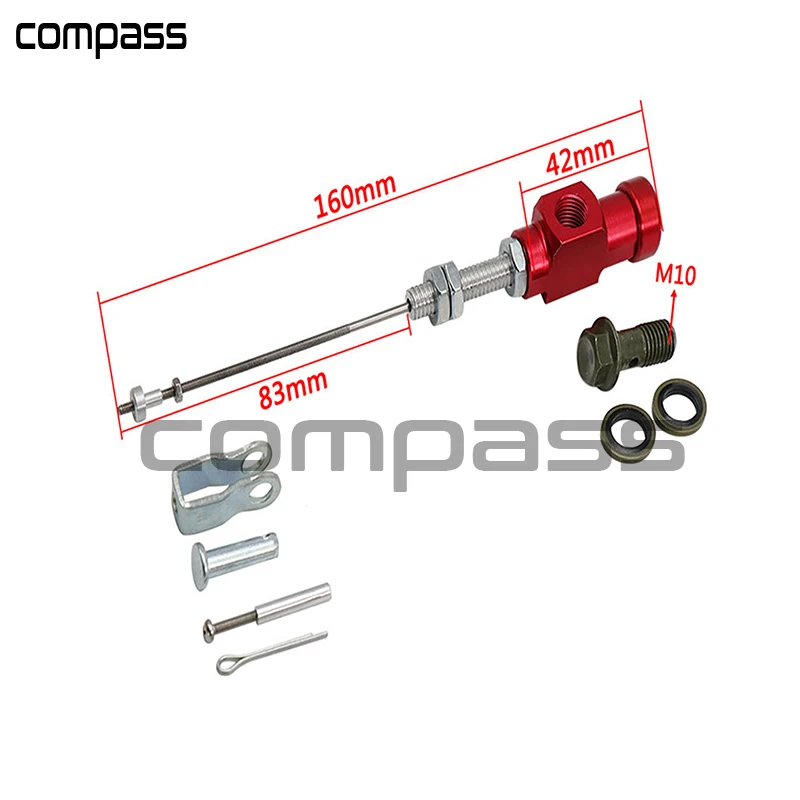 Алюминиевый Гидравлический тормозной насос для мотоцикла велосипеда Кросса