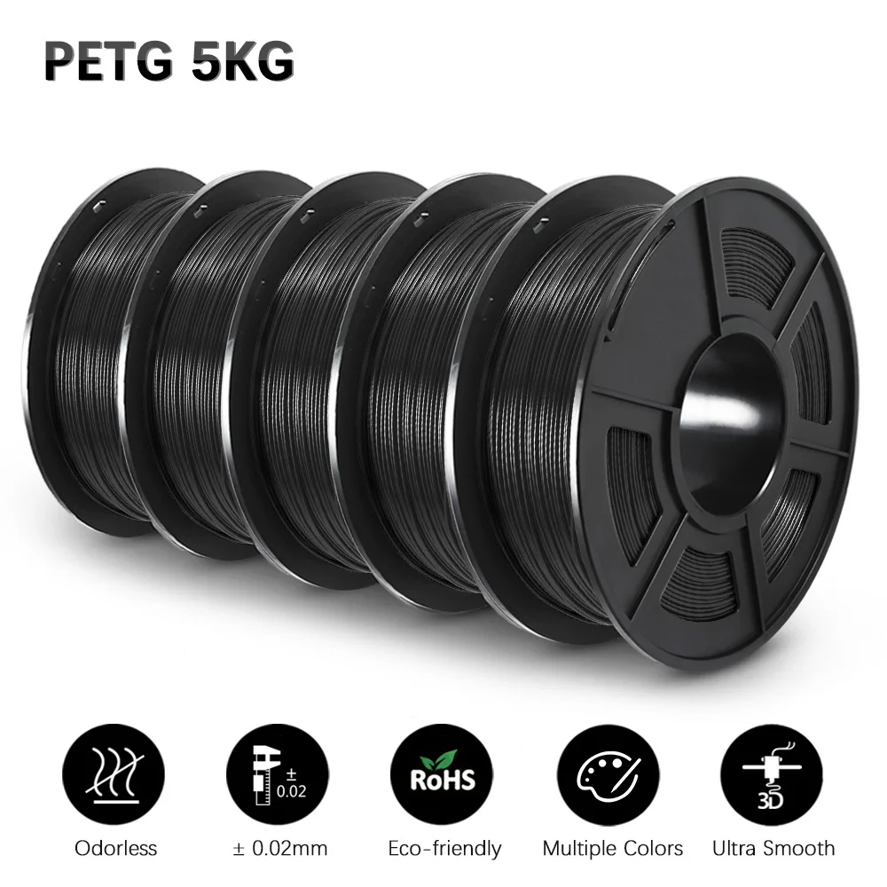 

PETG Filament For 3D Printer Filament 5KG PLA Rainbow Filament For 3D Printing Pen Materials Non-Toxic